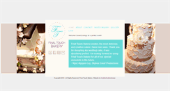 Desktop Screenshot of finaltouchbakery.com